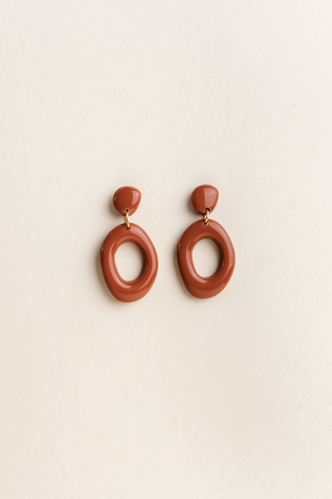 Earrings Elin - Caramel