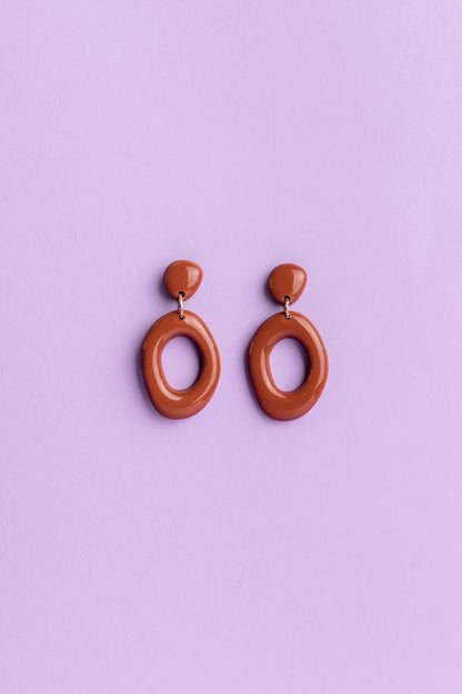 Earrings Elin - Caramel