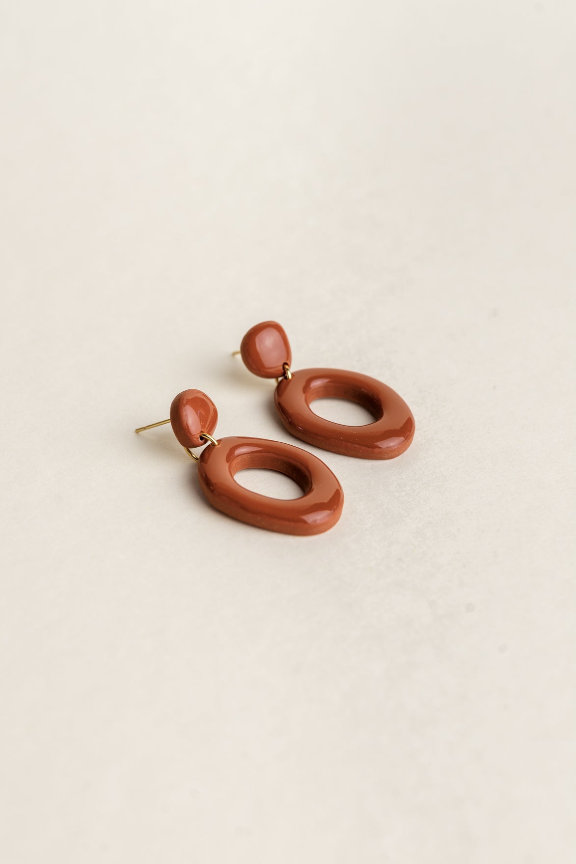 Earrings Elin - Caramel