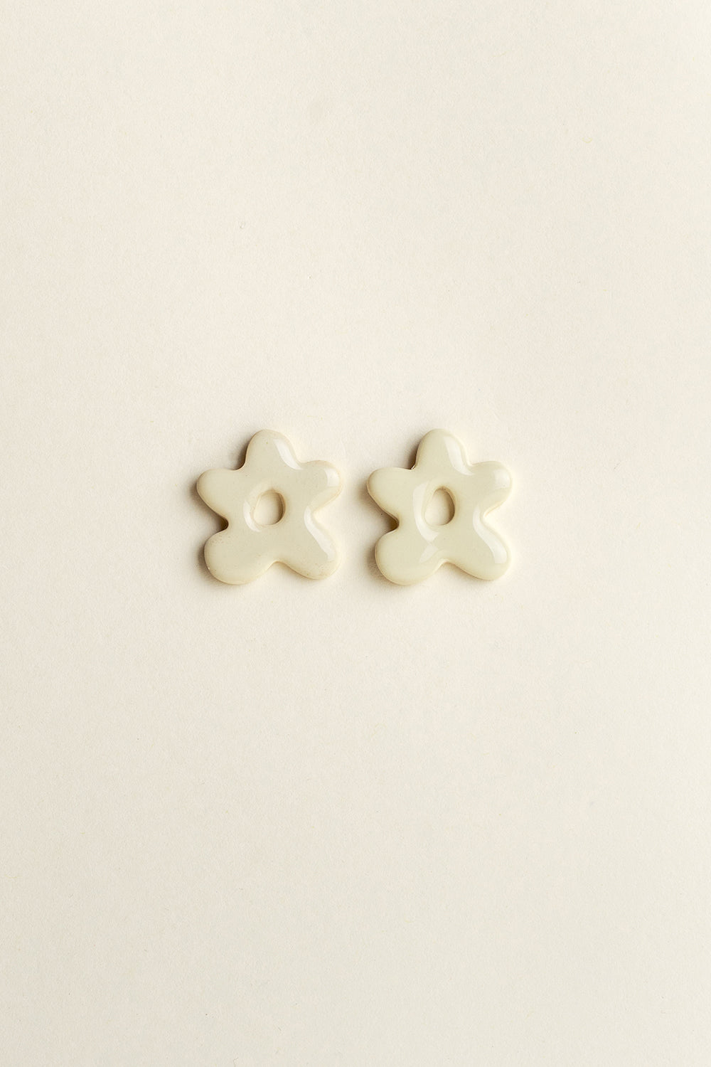 Earrings Flora - Ivory