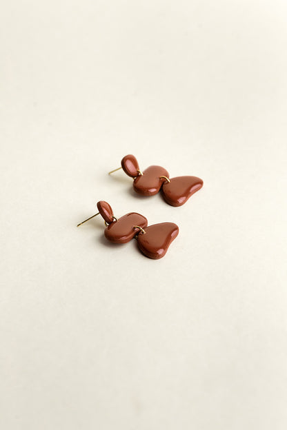 Earrings Jolene - Burgundy