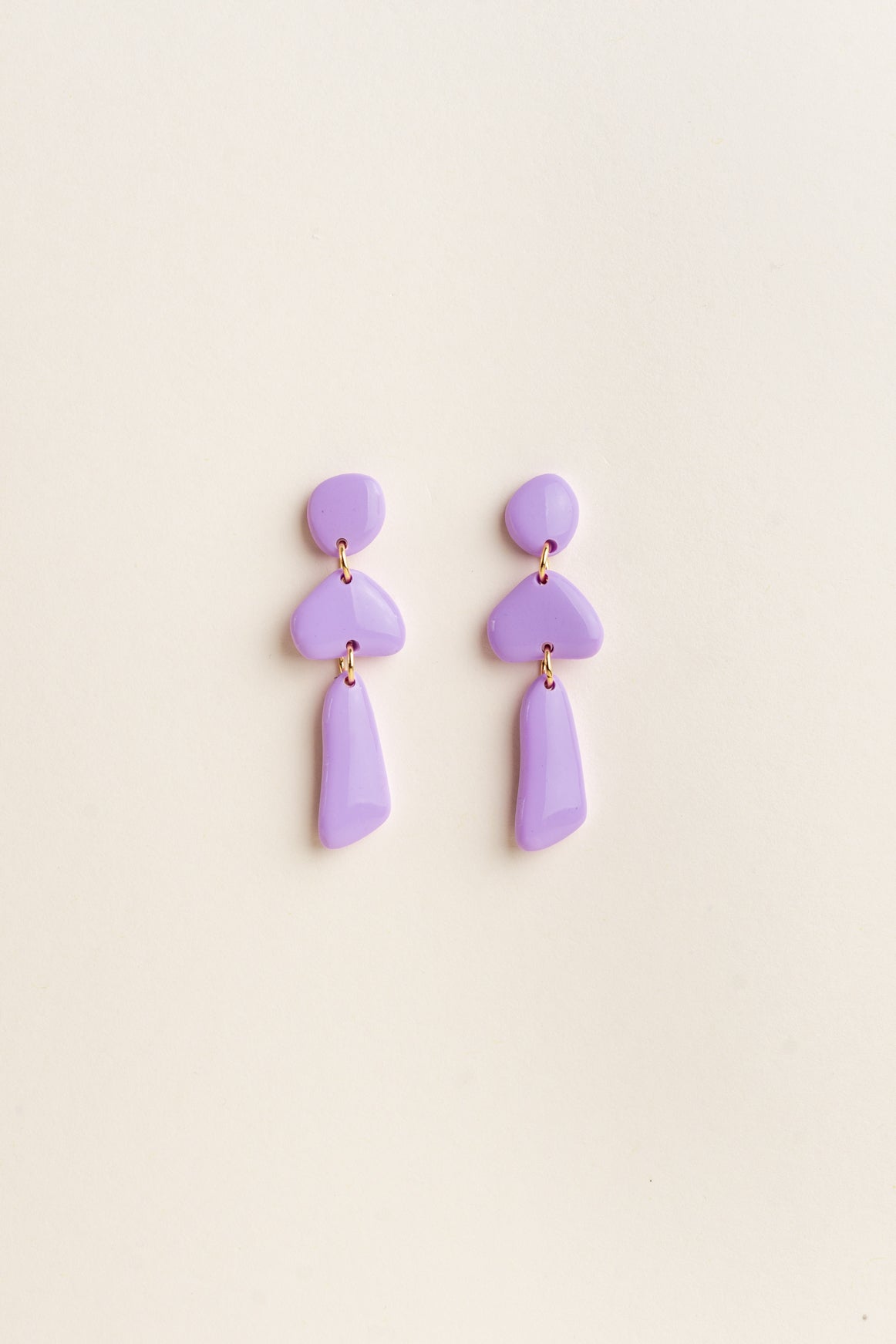 Earrings Luna - Lilac