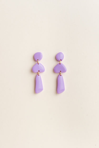 Earrings Luna - Lilac