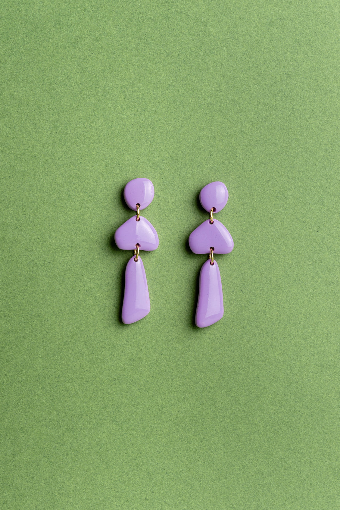 Earrings Luna - Lilac