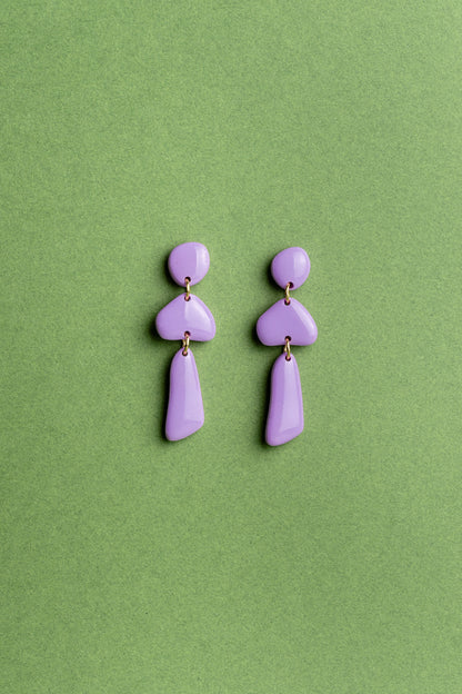 Earrings Luna - Lilac