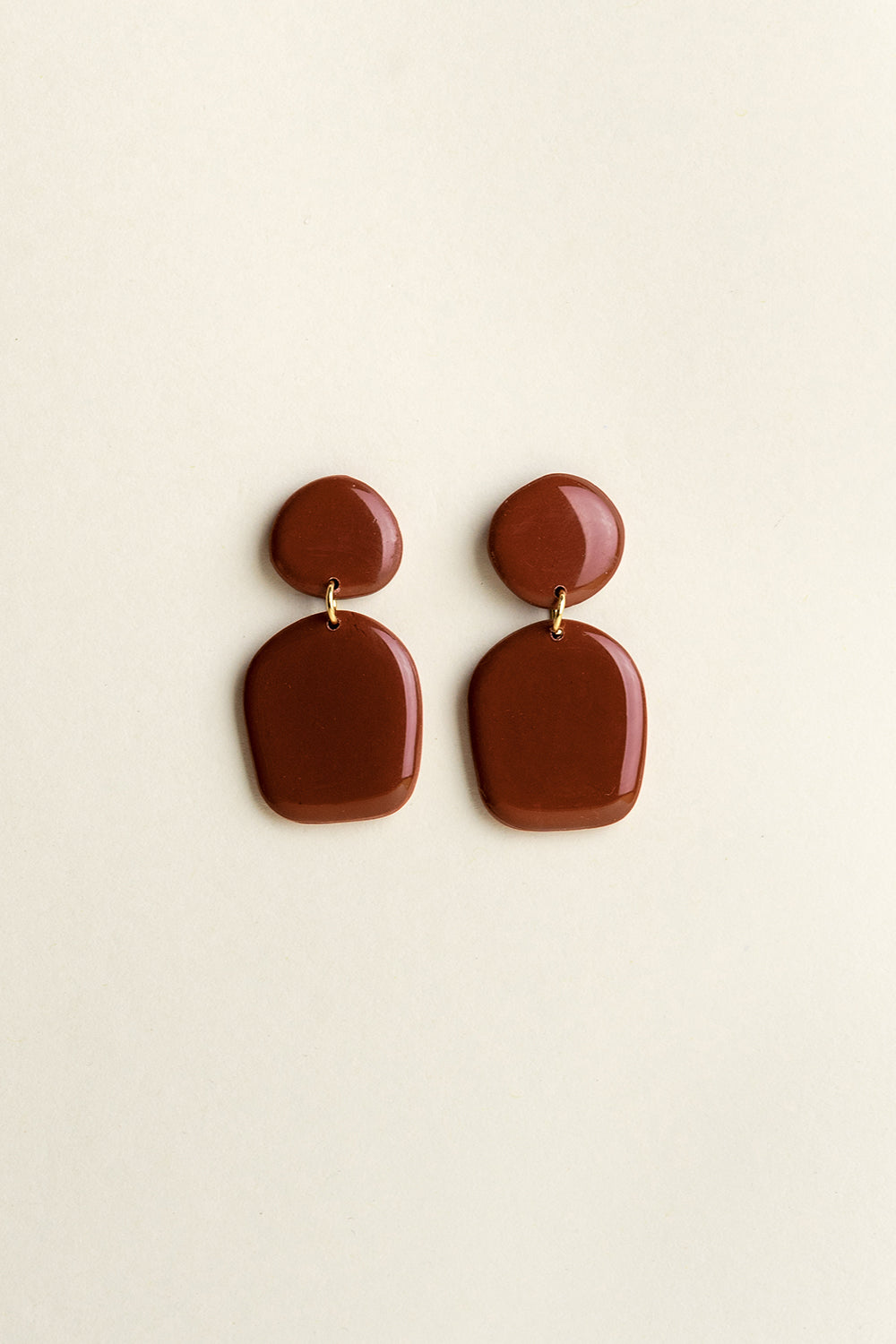 Earrings Nina - Burgundy