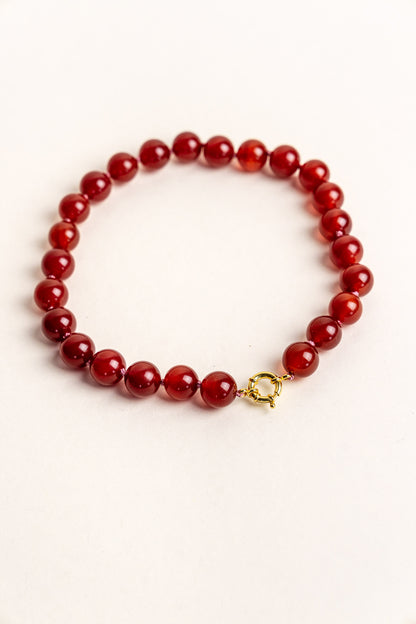 Necklace Noelle - Carnelian